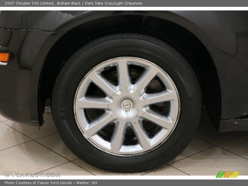 Brilliant Black / Dark Slate Gray/Light Graystone 2007 Chrysler 300 Limited