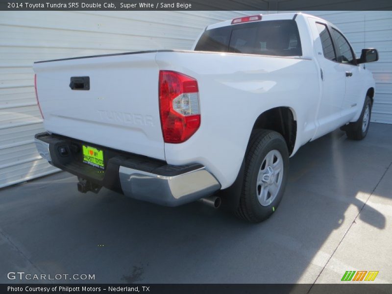 Super White / Sand Beige 2014 Toyota Tundra SR5 Double Cab