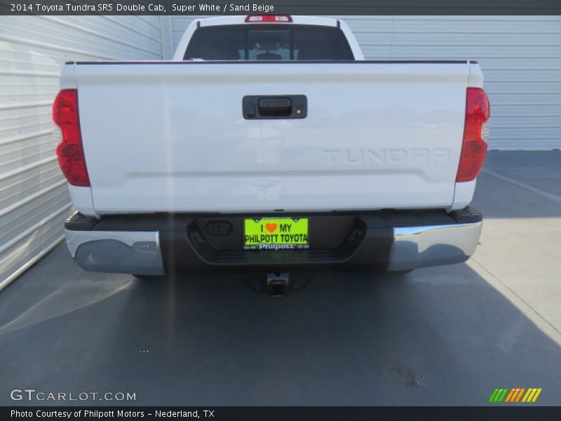 Super White / Sand Beige 2014 Toyota Tundra SR5 Double Cab