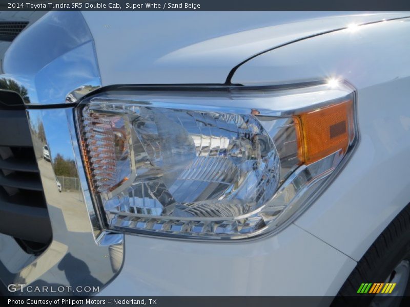Super White / Sand Beige 2014 Toyota Tundra SR5 Double Cab