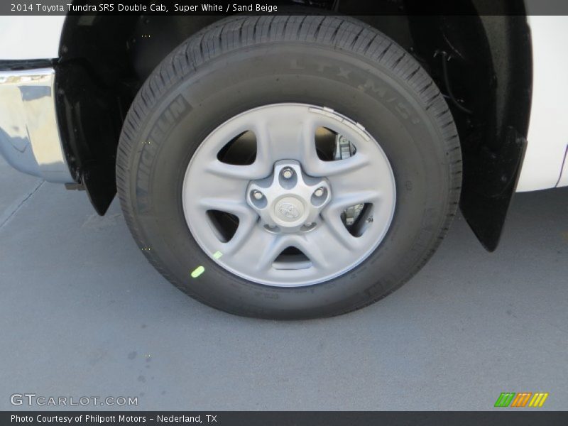 Super White / Sand Beige 2014 Toyota Tundra SR5 Double Cab