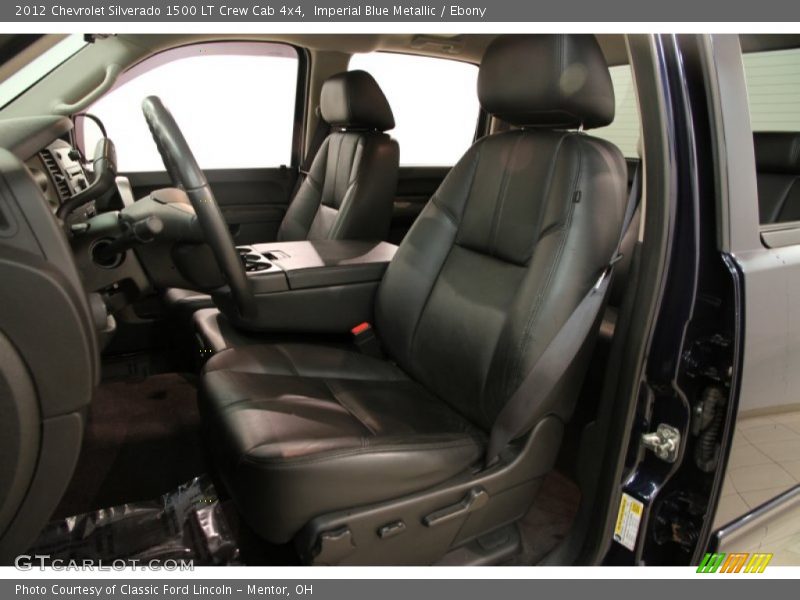 Imperial Blue Metallic / Ebony 2012 Chevrolet Silverado 1500 LT Crew Cab 4x4
