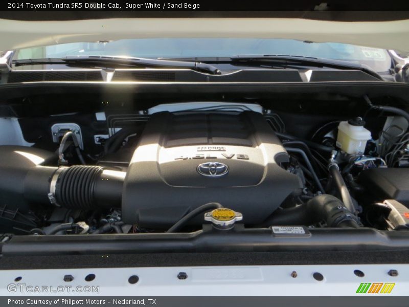 Super White / Sand Beige 2014 Toyota Tundra SR5 Double Cab