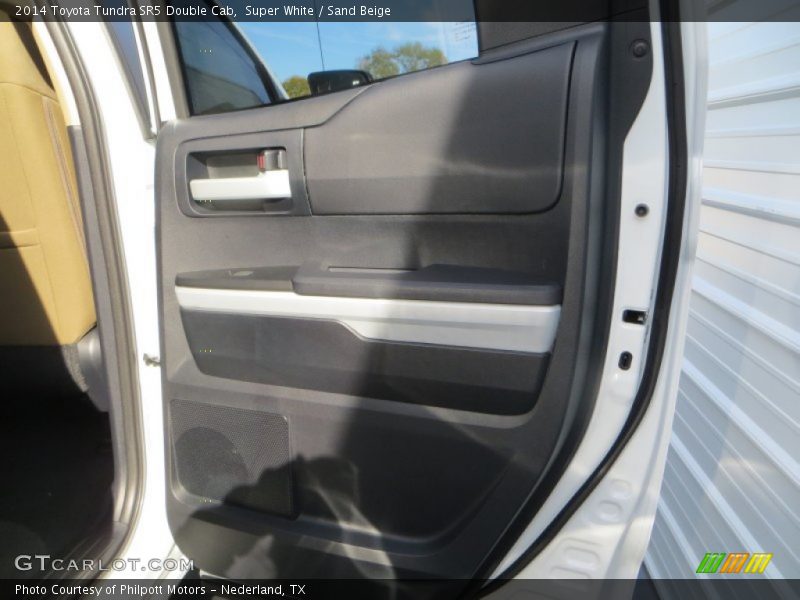 Super White / Sand Beige 2014 Toyota Tundra SR5 Double Cab