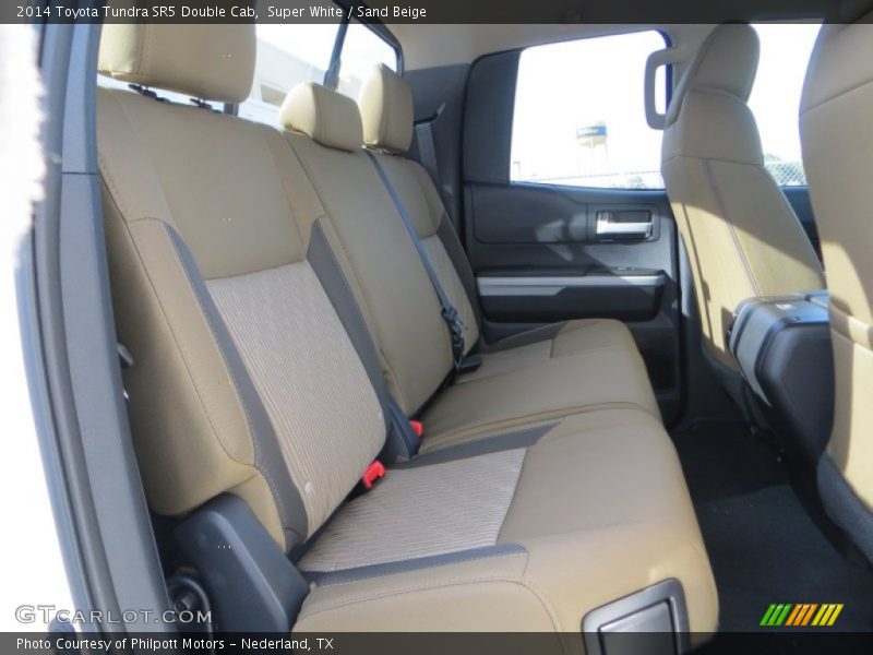Super White / Sand Beige 2014 Toyota Tundra SR5 Double Cab