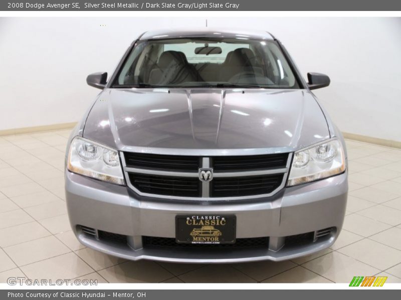 Silver Steel Metallic / Dark Slate Gray/Light Slate Gray 2008 Dodge Avenger SE