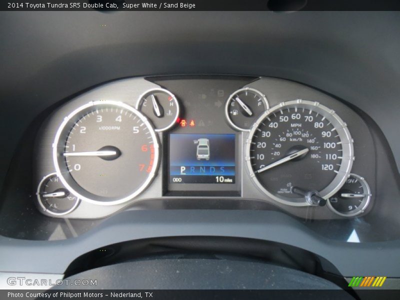 Super White / Sand Beige 2014 Toyota Tundra SR5 Double Cab