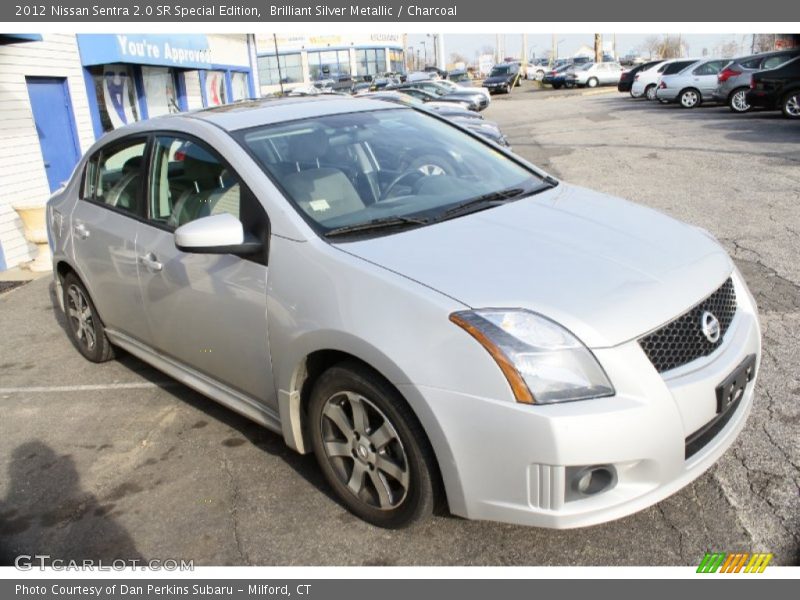 Brilliant Silver Metallic / Charcoal 2012 Nissan Sentra 2.0 SR Special Edition