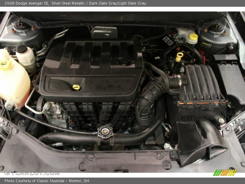 Silver Steel Metallic / Dark Slate Gray/Light Slate Gray 2008 Dodge Avenger SE