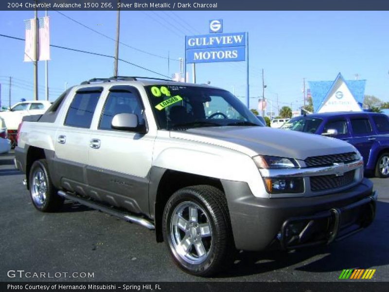 Silver Birch Metallic / Dark Charcoal 2004 Chevrolet Avalanche 1500 Z66