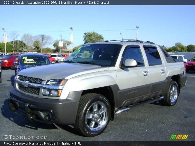 Silver Birch Metallic / Dark Charcoal 2004 Chevrolet Avalanche 1500 Z66