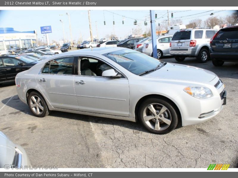 Silver Ice Metallic / Ebony 2012 Chevrolet Malibu LT