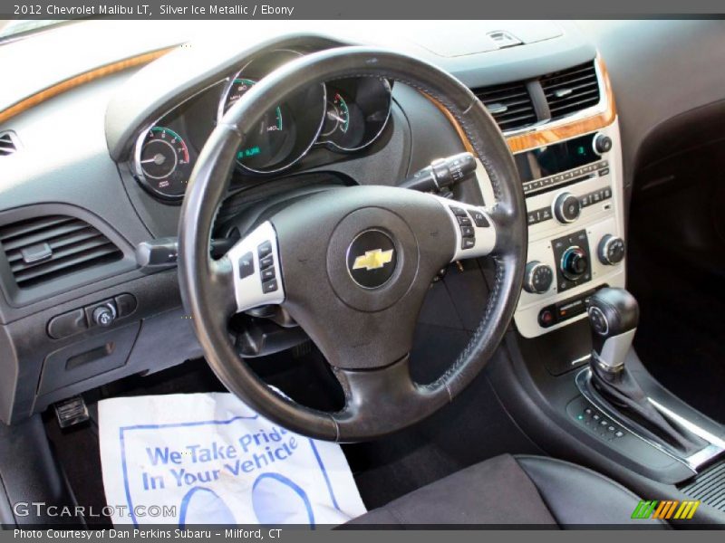 Silver Ice Metallic / Ebony 2012 Chevrolet Malibu LT
