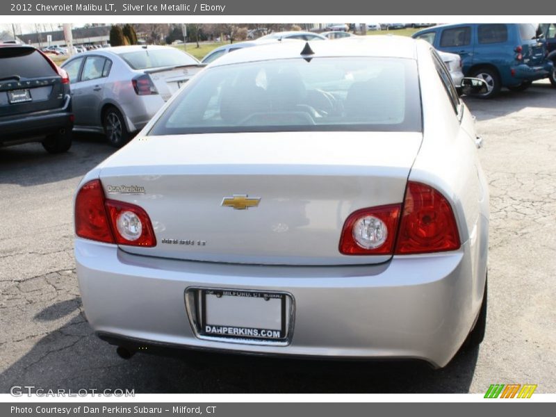 Silver Ice Metallic / Ebony 2012 Chevrolet Malibu LT