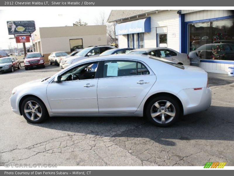 Silver Ice Metallic / Ebony 2012 Chevrolet Malibu LT