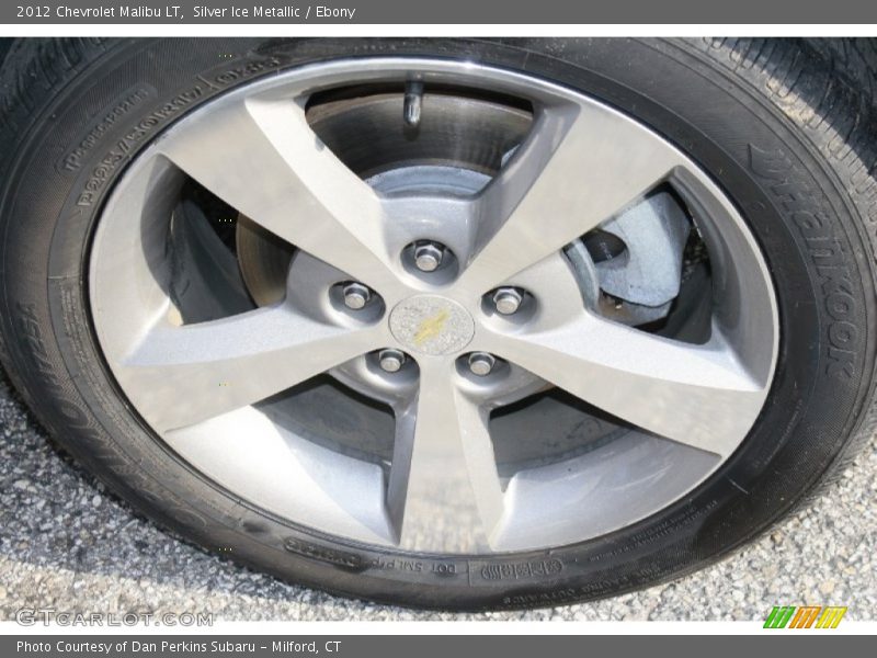 Silver Ice Metallic / Ebony 2012 Chevrolet Malibu LT