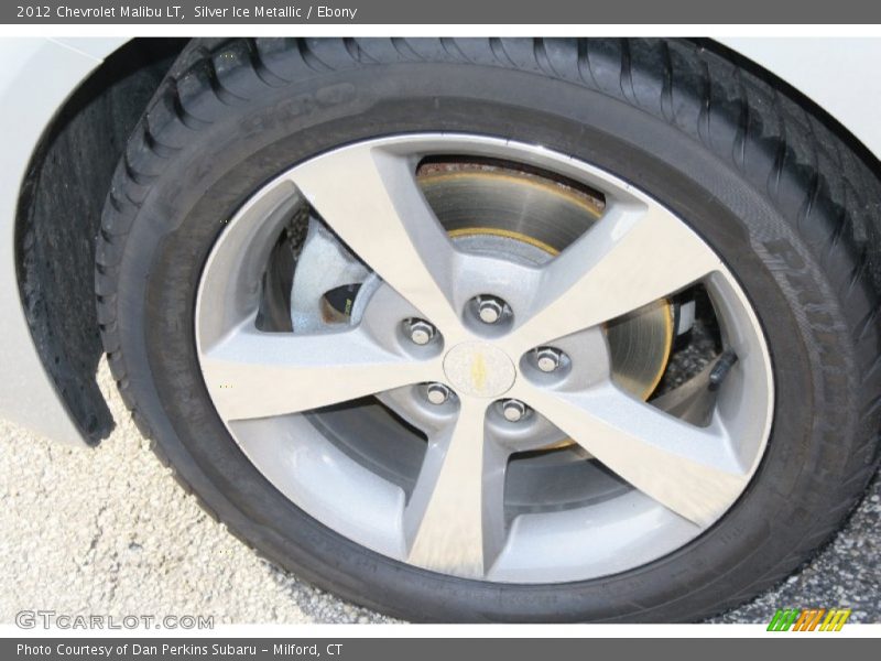Silver Ice Metallic / Ebony 2012 Chevrolet Malibu LT