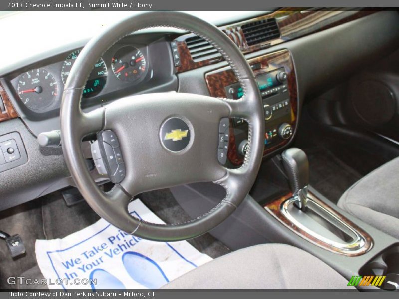 Summit White / Ebony 2013 Chevrolet Impala LT