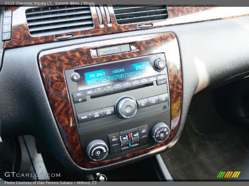 Summit White / Ebony 2013 Chevrolet Impala LT