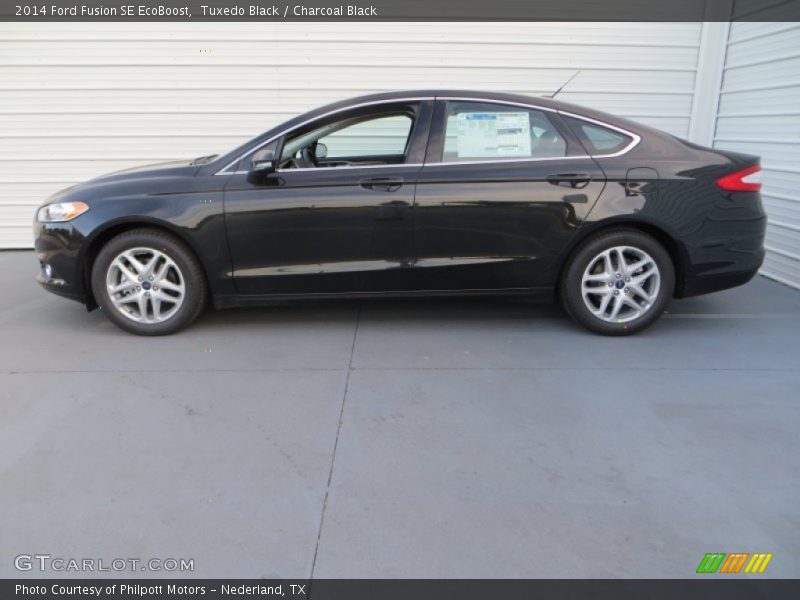 Tuxedo Black / Charcoal Black 2014 Ford Fusion SE EcoBoost