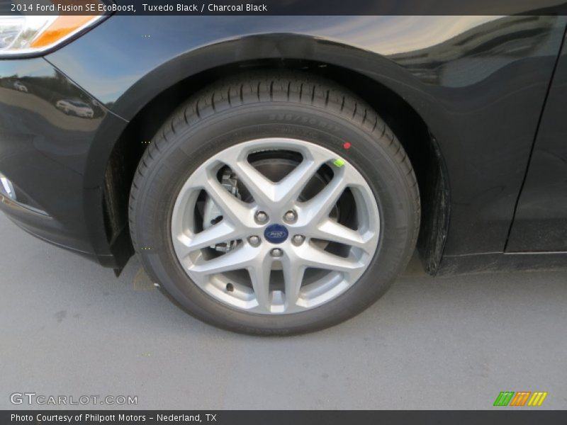 Tuxedo Black / Charcoal Black 2014 Ford Fusion SE EcoBoost