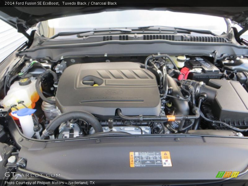 Tuxedo Black / Charcoal Black 2014 Ford Fusion SE EcoBoost