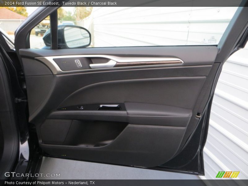 Tuxedo Black / Charcoal Black 2014 Ford Fusion SE EcoBoost