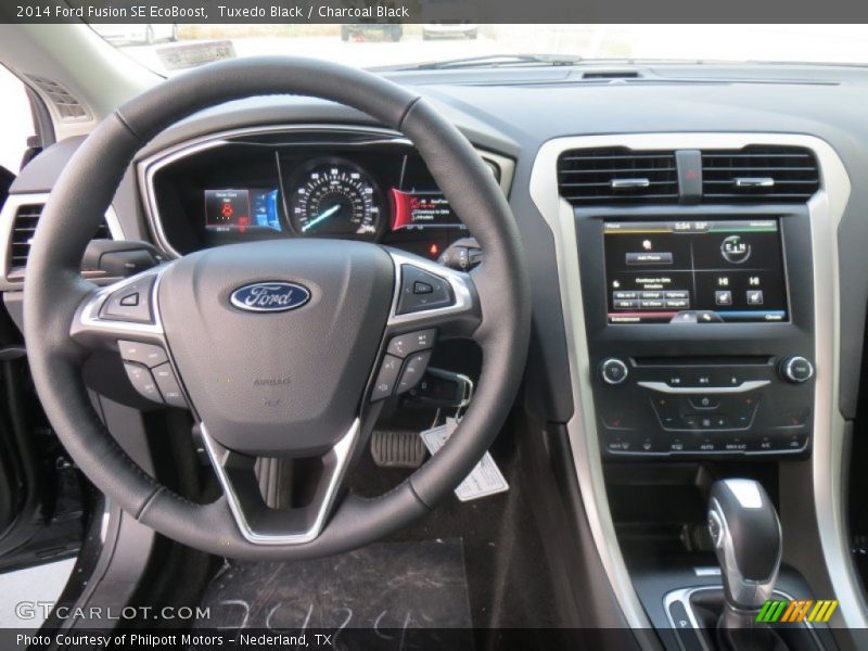Tuxedo Black / Charcoal Black 2014 Ford Fusion SE EcoBoost