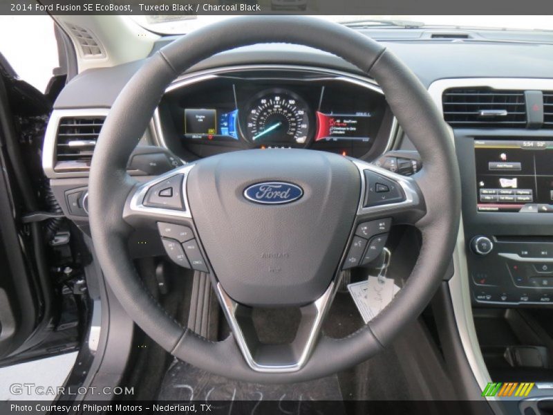 Tuxedo Black / Charcoal Black 2014 Ford Fusion SE EcoBoost