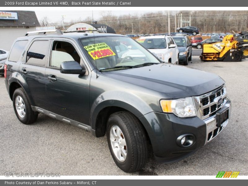 Black Pearl Slate Metallic / Camel 2009 Ford Escape Limited V6 4WD