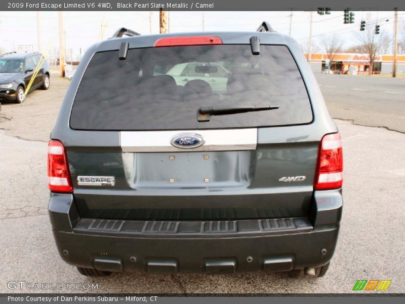 Black Pearl Slate Metallic / Camel 2009 Ford Escape Limited V6 4WD