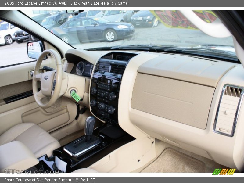 Black Pearl Slate Metallic / Camel 2009 Ford Escape Limited V6 4WD
