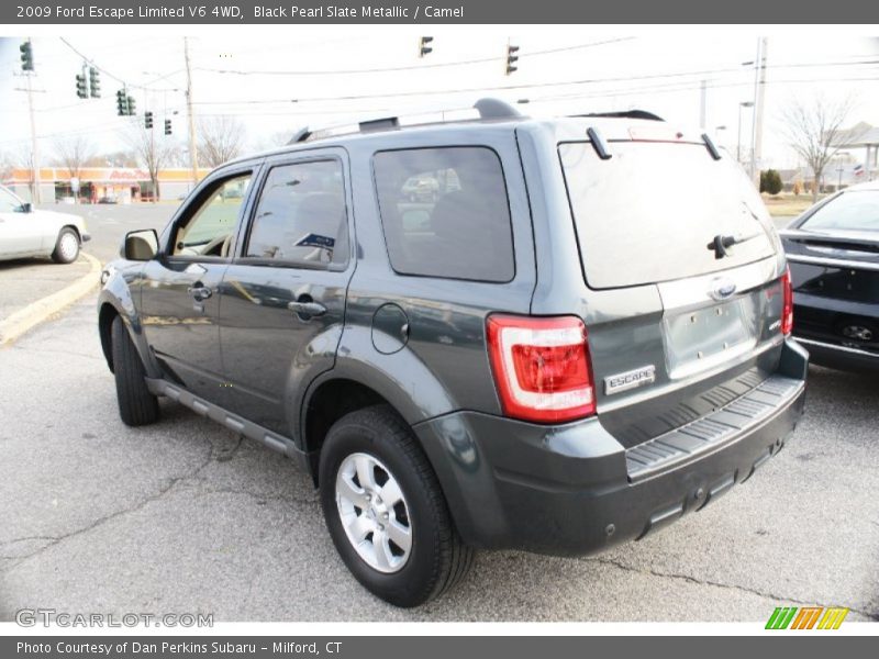Black Pearl Slate Metallic / Camel 2009 Ford Escape Limited V6 4WD