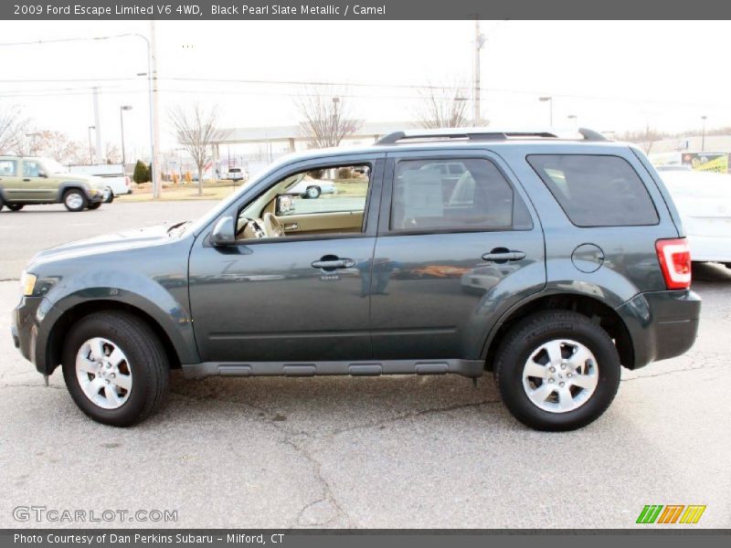 Black Pearl Slate Metallic / Camel 2009 Ford Escape Limited V6 4WD