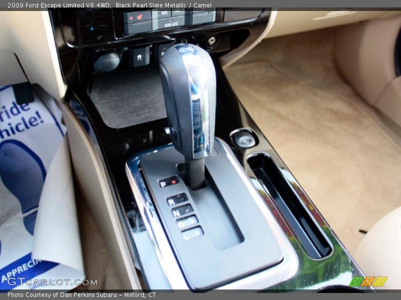 Black Pearl Slate Metallic / Camel 2009 Ford Escape Limited V6 4WD