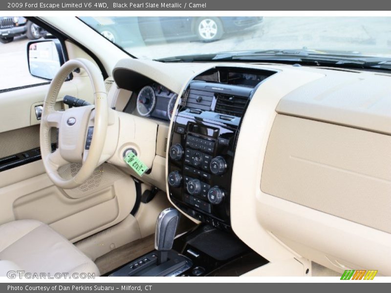 Black Pearl Slate Metallic / Camel 2009 Ford Escape Limited V6 4WD