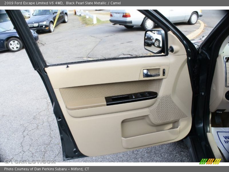 Black Pearl Slate Metallic / Camel 2009 Ford Escape Limited V6 4WD