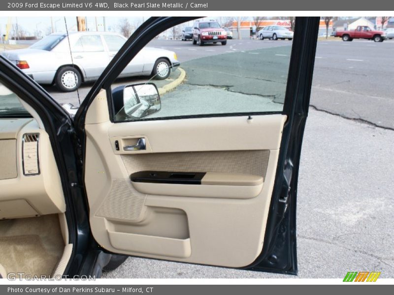 Black Pearl Slate Metallic / Camel 2009 Ford Escape Limited V6 4WD