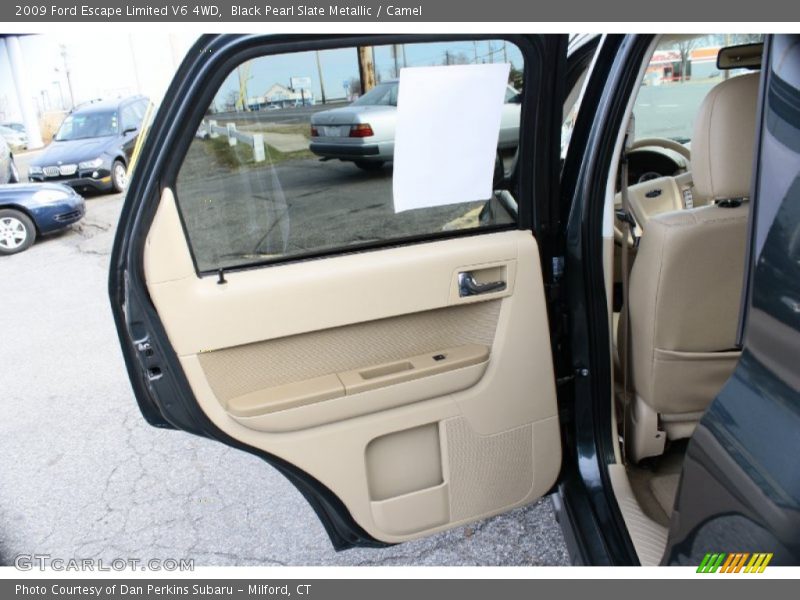 Black Pearl Slate Metallic / Camel 2009 Ford Escape Limited V6 4WD