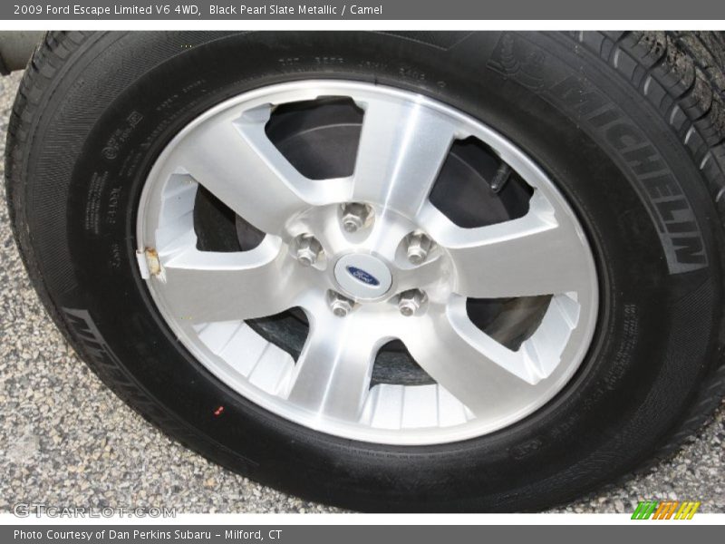 Black Pearl Slate Metallic / Camel 2009 Ford Escape Limited V6 4WD