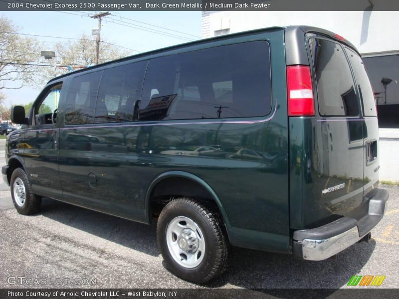Dark Green Metallic / Medium Dark Pewter 2004 Chevrolet Express 2500 Passenger Van