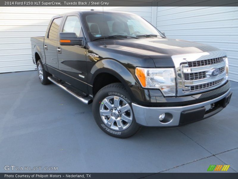 Tuxedo Black / Steel Grey 2014 Ford F150 XLT SuperCrew