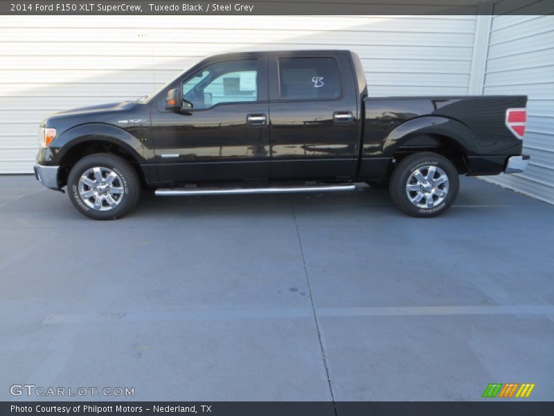Tuxedo Black / Steel Grey 2014 Ford F150 XLT SuperCrew