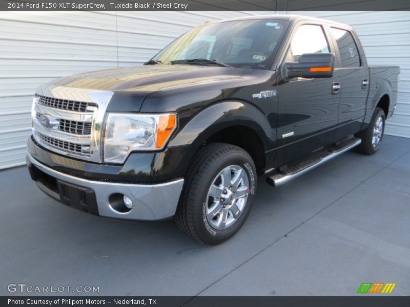 Tuxedo Black / Steel Grey 2014 Ford F150 XLT SuperCrew