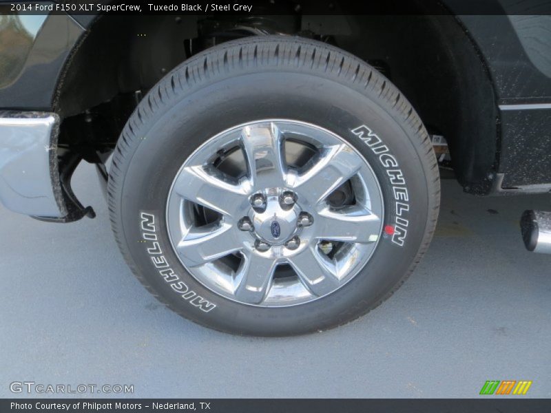 Tuxedo Black / Steel Grey 2014 Ford F150 XLT SuperCrew