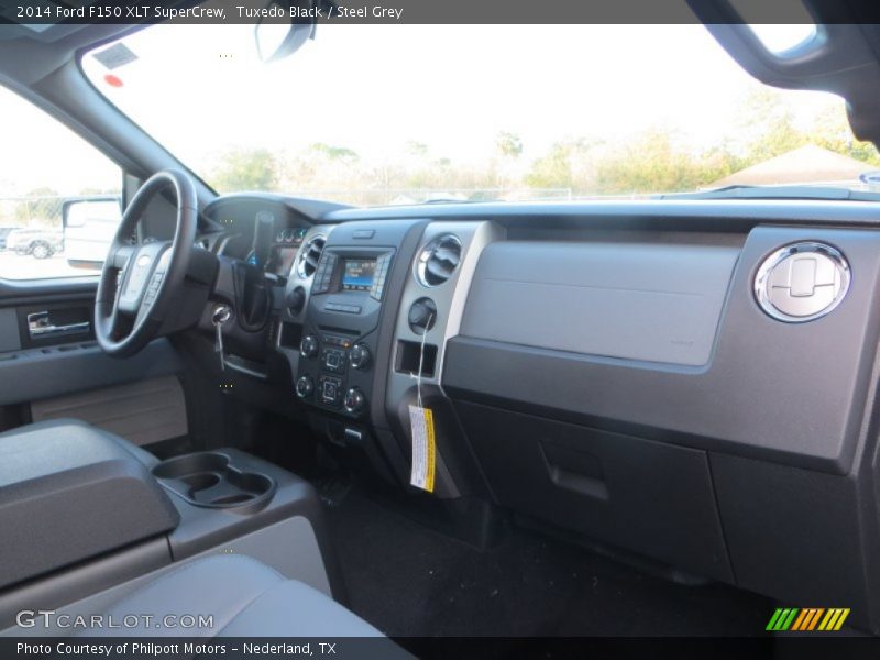 Tuxedo Black / Steel Grey 2014 Ford F150 XLT SuperCrew