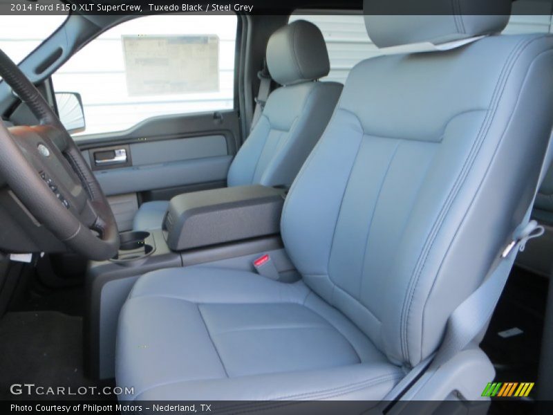 Tuxedo Black / Steel Grey 2014 Ford F150 XLT SuperCrew