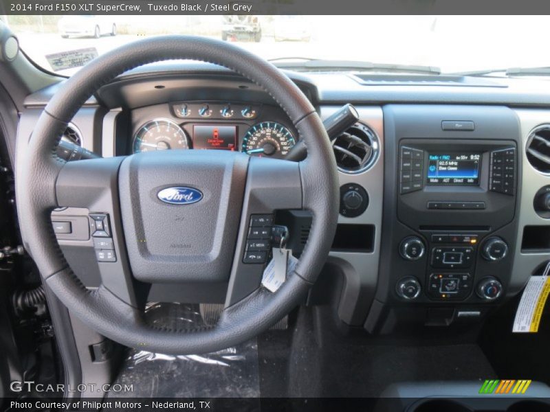 Tuxedo Black / Steel Grey 2014 Ford F150 XLT SuperCrew