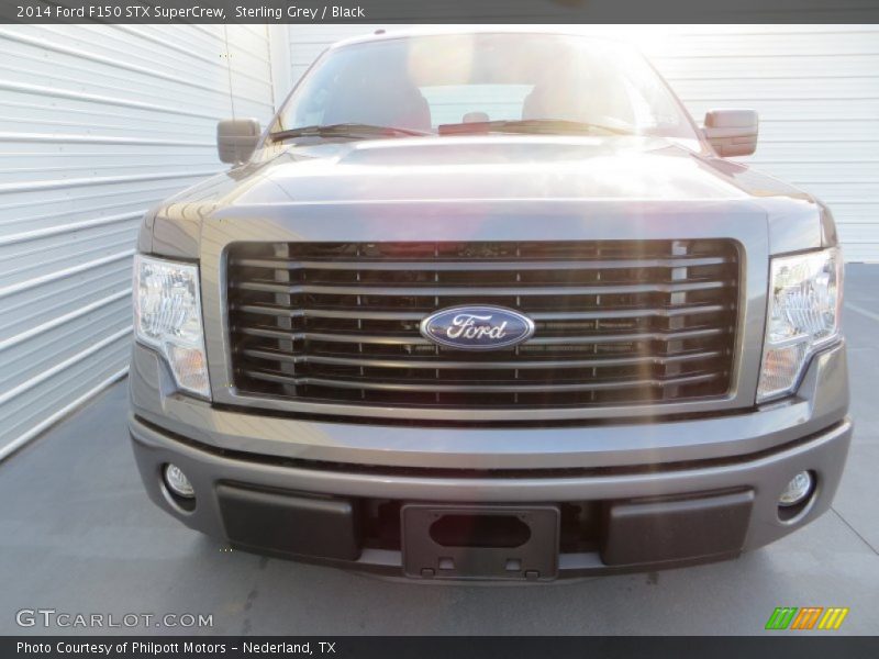 Sterling Grey / Black 2014 Ford F150 STX SuperCrew