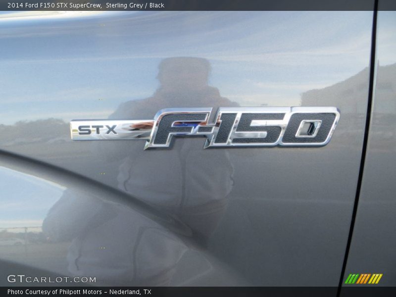Sterling Grey / Black 2014 Ford F150 STX SuperCrew